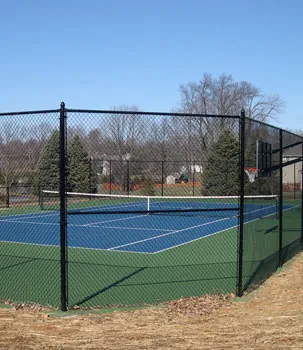 Tennis court fencing